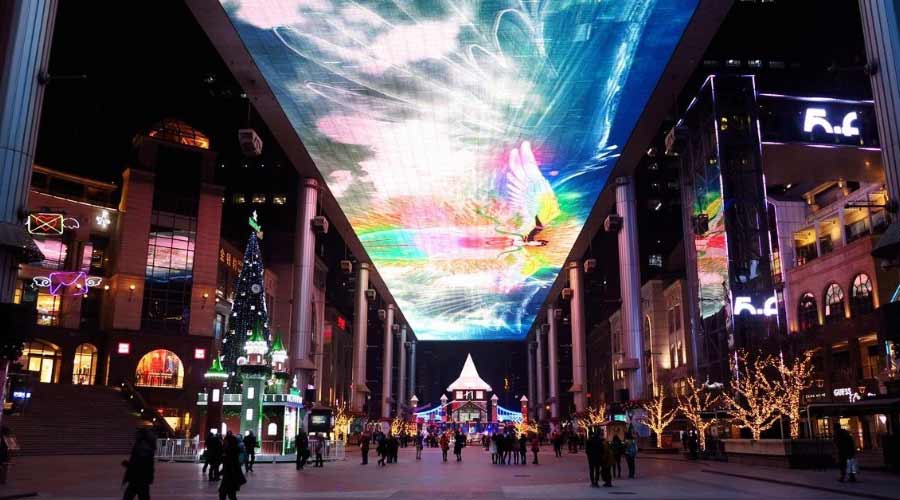 北京世贸天阶地标灯光秀广告怎样投放？？？？？？